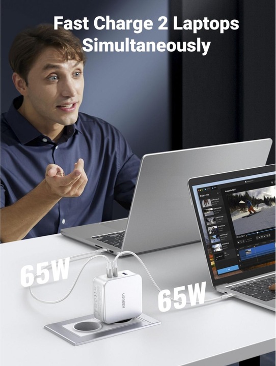 Actual product image Ugreen Nexode Bundle (140 W)