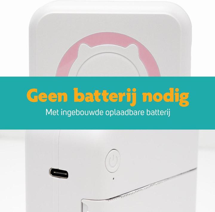 Produktbild Pora&Co Mini Printer For Mobiel Pink (2950041846694) (Thermodirekt, Farbe)