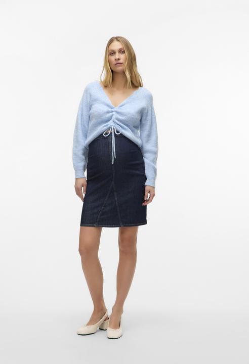 Actual product image Mamalicious High waist short skirt denim skirt (XXL)