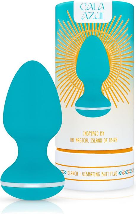 Produktbild Cala Azul Blanca Vibrierender Analplug Azul