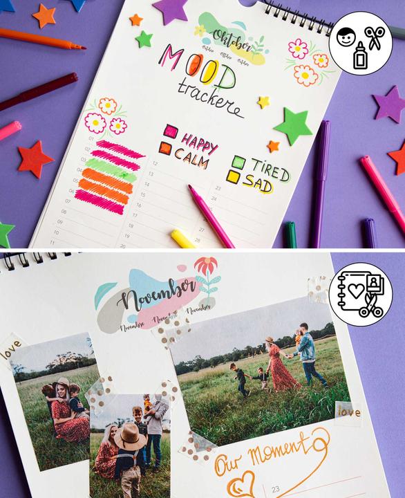 Produktbild I Am Creative Bastelkalender, Kalender zum Basteln, A4 (A4)