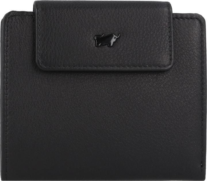 Actual product image Braun Büffel Capri leather wallet 10.5 cm
