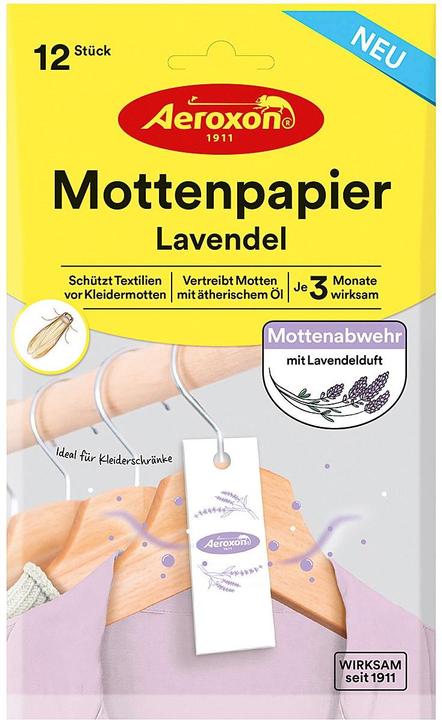 Aeroxon Mottenpapier Lavendel
