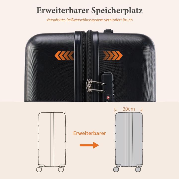 Image du produit Dumos 3 teiliges Hartschalenkofferset Hard Shell Basic