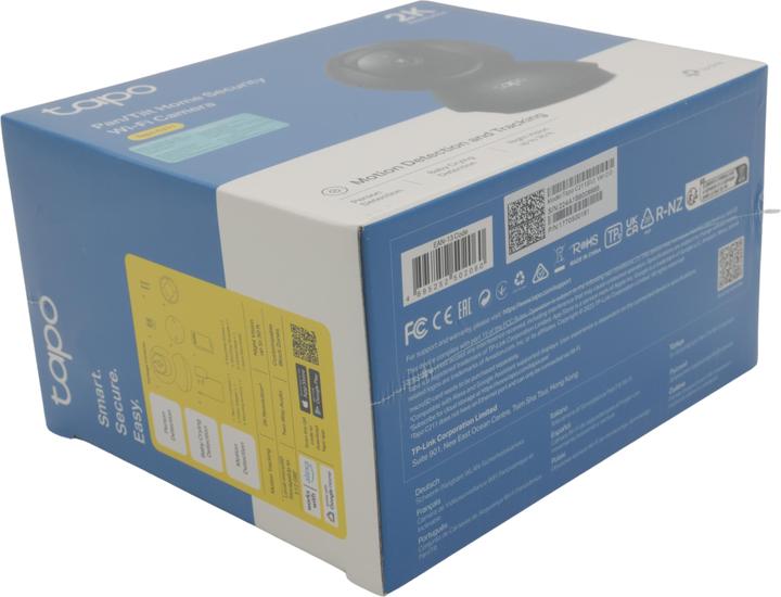 Productafbeelding TP-Link Tapo C211 - IP camera s naklápěním a WiFi, 3MP (2304 x 1296), ONVIF (2304 x 1296 Pixels)