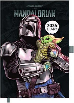 Image du produit Pyramid Star Wars The Mandalorian A5 Premium Diary 2026 (A5, Couverture rigide)