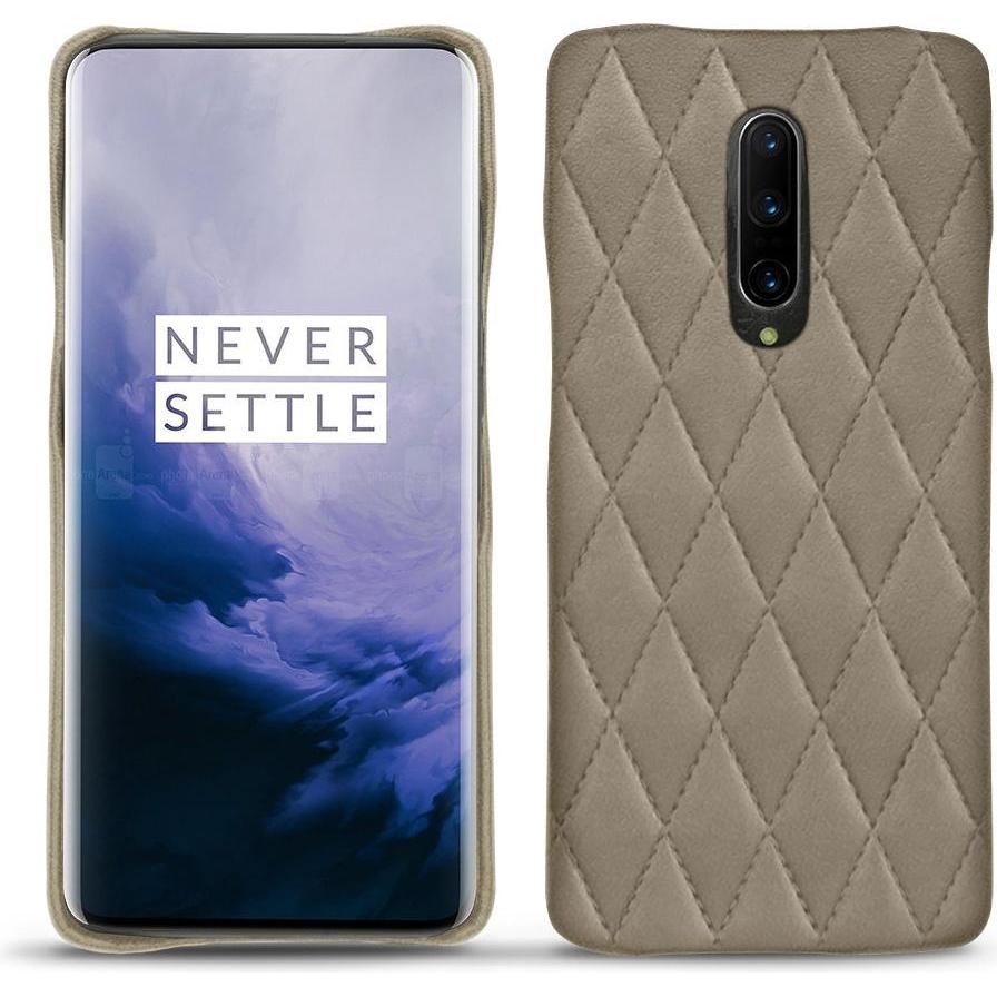 Noreve Lederschutzhülle (OnePlus 7 Pro), Smartphone Hülle, Beige
