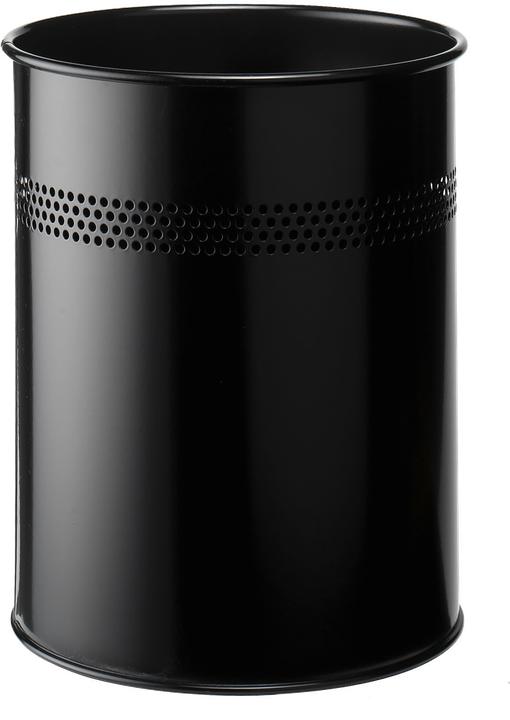 Produktbild Durable Papierkorb 15L rund schwarz (15 l)