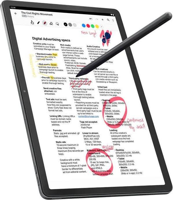 Produktbild Lenovo Tab P11 Pro (2. Gen) (nur WLAN, 11.20", 256 GB, Storm Grey)
