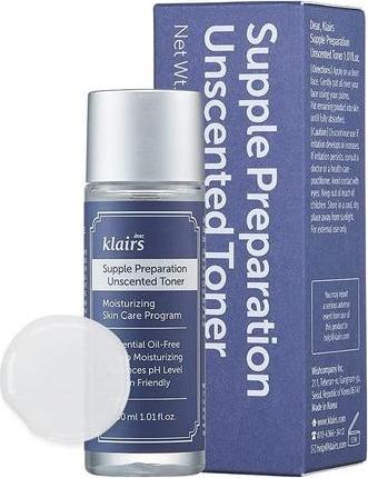 Klairs Supple Preparation Unscented Toner Moisturising Face Tonic 30Ml (Face toner, 30 ml)