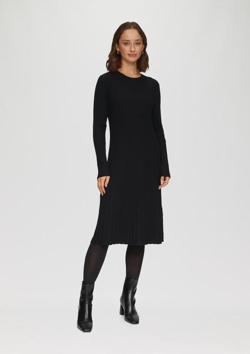 Produktbild s.Oliver Kleid Strickkleid mit Rippstruktur (44)