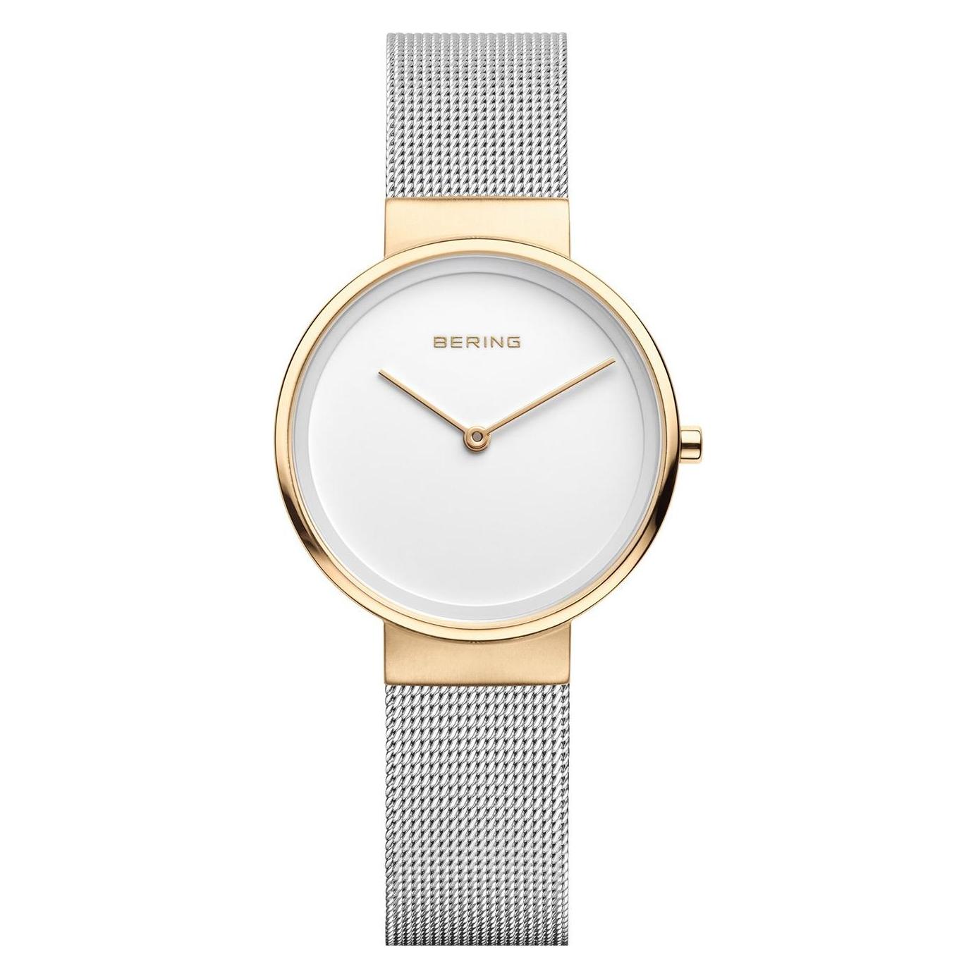 Bering, Horloge, 14531-010, Wit, Zilver, (Analoog Horloge, 31 mm)