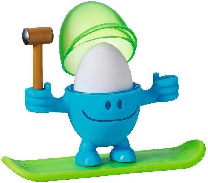 Produktbild WMF Eierbecher mit Löffel lustiger Eierbecher Kinder Kunststoff McEgg blau (1x)