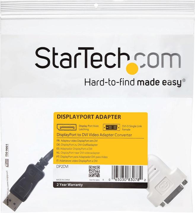 Productafbeelding StarTech Displayport Video Converter (DVI, 24 cm)