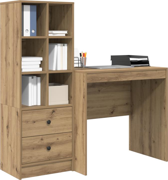 Produktbild vidaXL Artisan Eiche Schreibtisch (50 x 50 x 127 cm)