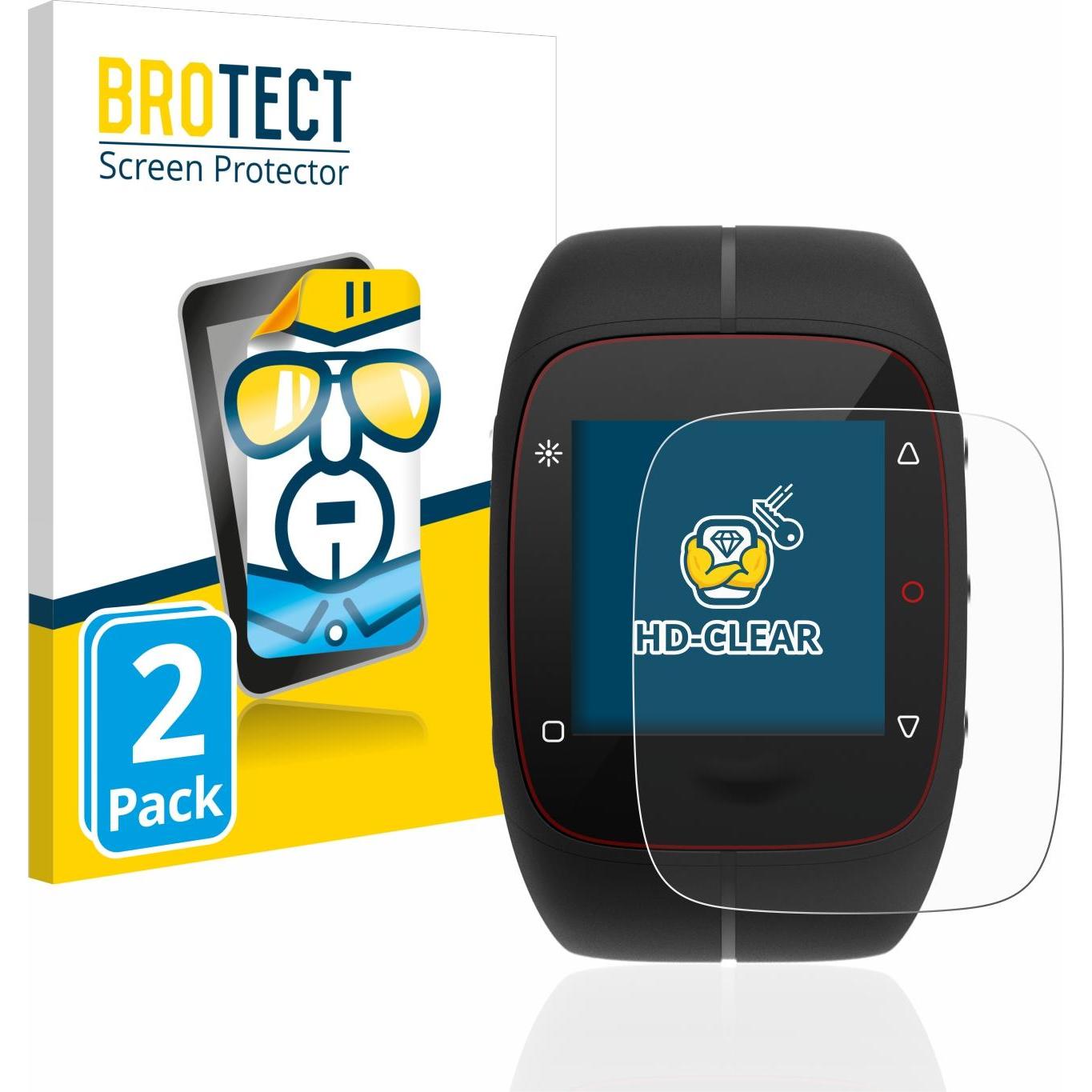 BROTECT Schutzfolie Displayschutz Klar, Smartwatch Schutzfolie, Transparent