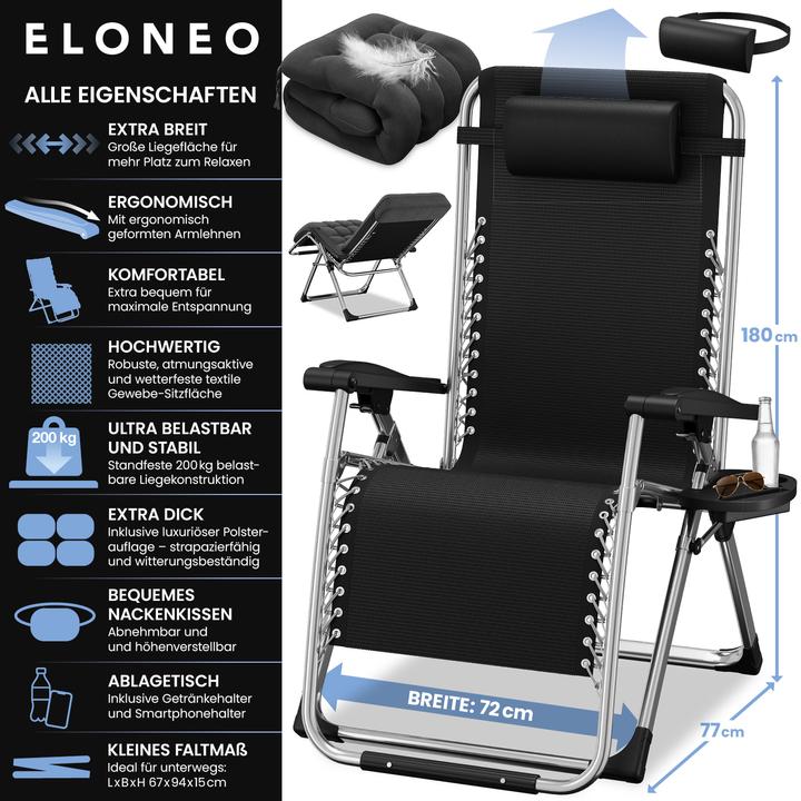 Immagine prodotto Eloneo Sedia a sdraio (77 cm)