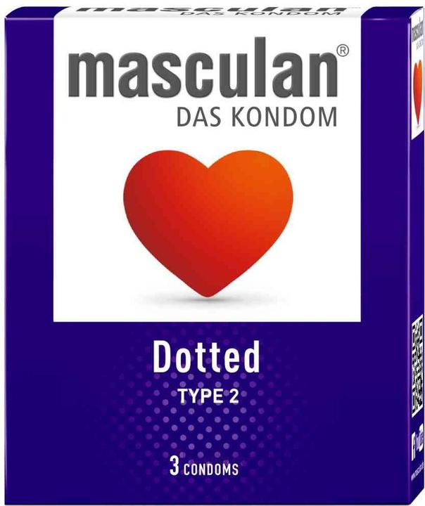 Masculan Kondome "Dotted" (3 Stk.)