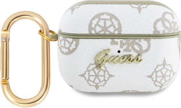 Produktbild Guess GUAP2PG4GPH AirPods Pro 2 (2022/2023) cover biały/white 4G Hook (Kopfhörer Tasche)