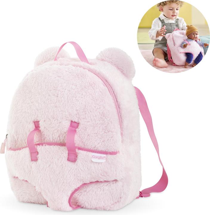 Corolle Cor. MPP 30cm sac à dos en peluche + civière