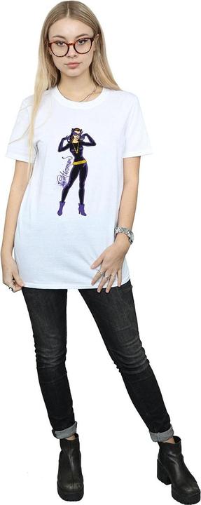 Produktbild Catwoman Happy Pose Baumwolle Boyfriend TShirt (3XL)