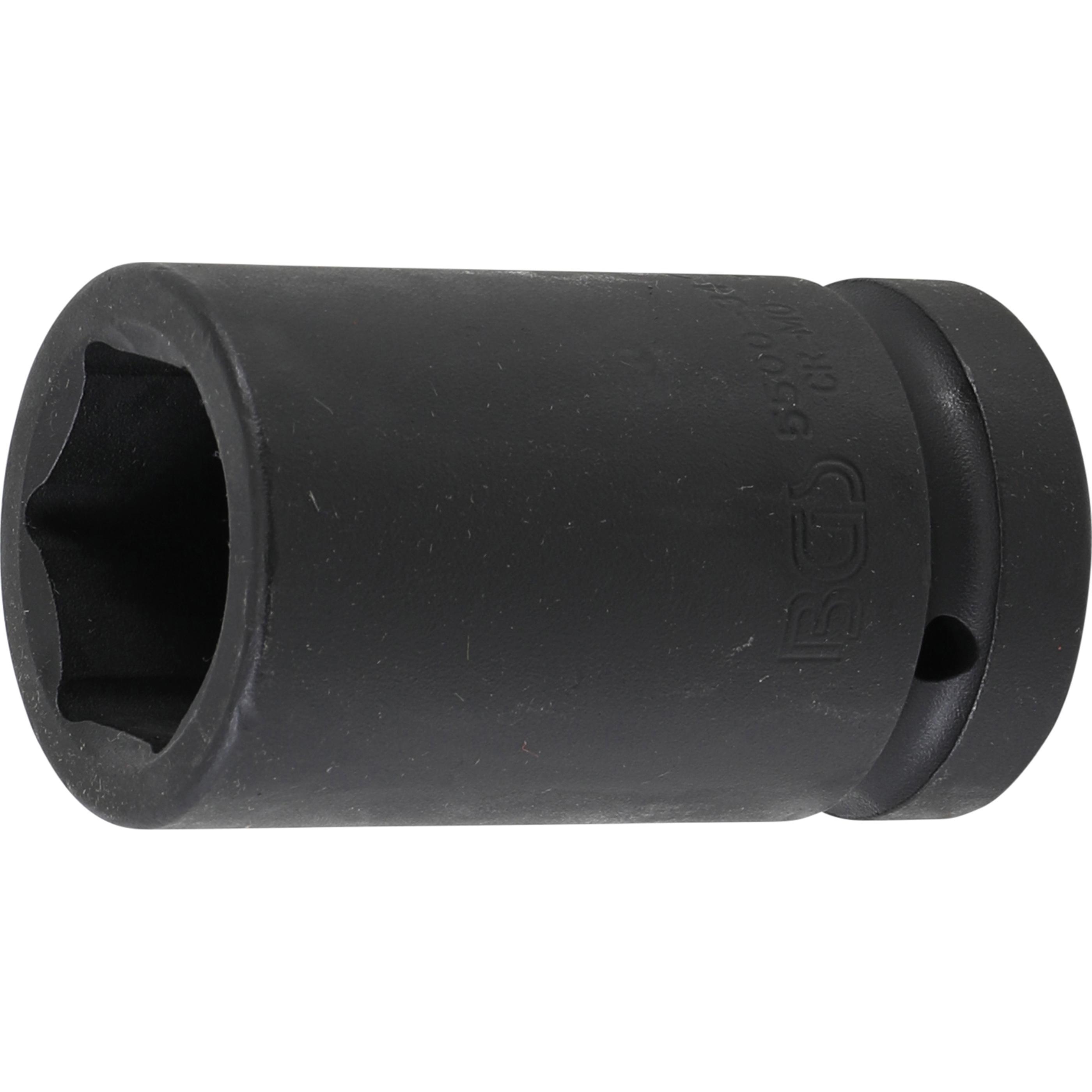 BGS, Steckschlüssel + Stecknuss, Kraft-Steckschlüssel-Einsatz Sechskant, tief Antrieb Innenvierkant 25 mm (1") SW 34 mm ...