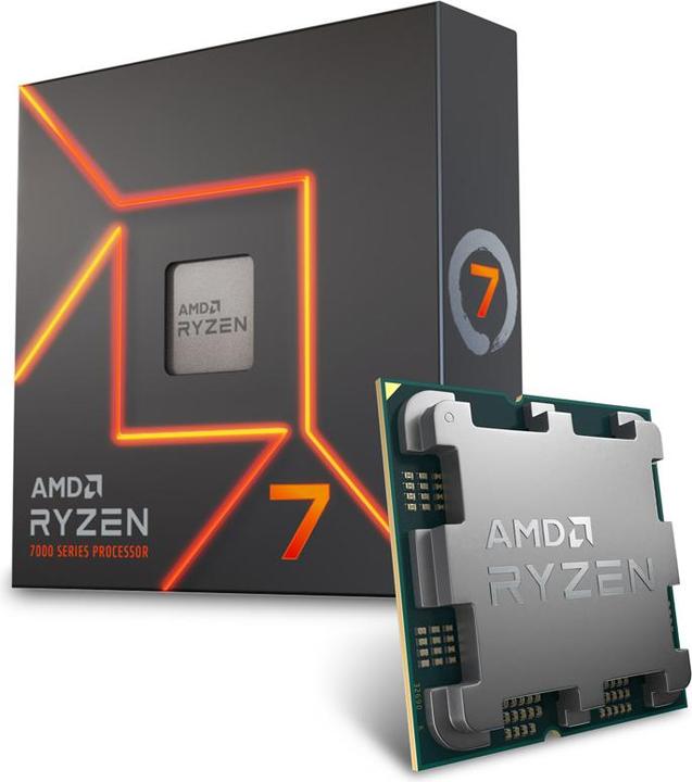 Actual product image AMD Ryzen 7 7700X (AM5, 4.50 GHz, 8 -Core)