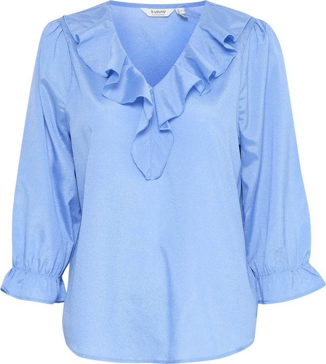Actual product image B.young BYHANIKO SS FRILL BLOUSE 20816419 (34)