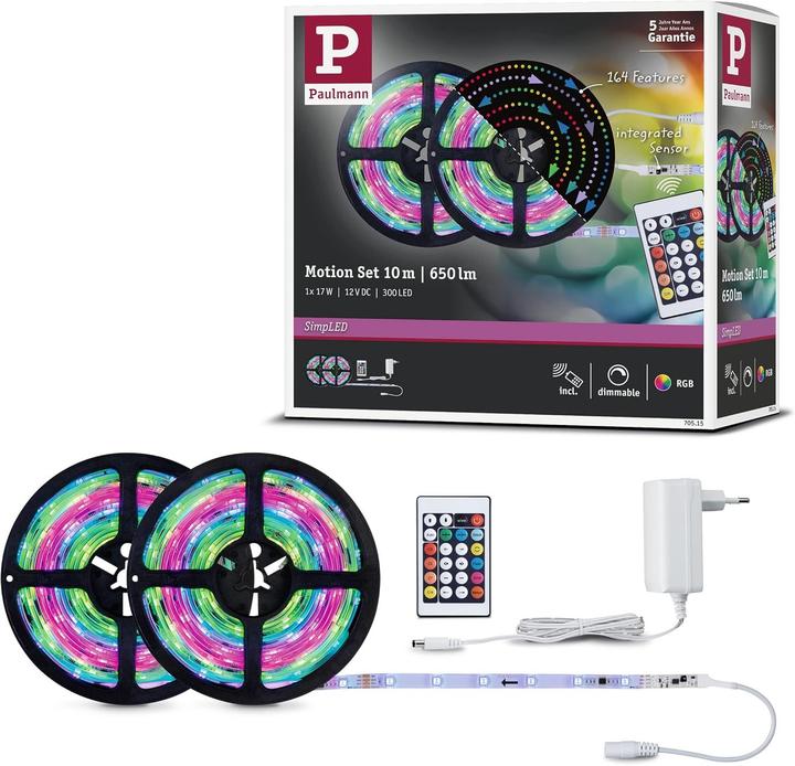 Image du produit Paulmann Mouvement SimpLED (Multicolore, 1004 cm, Intérieur)