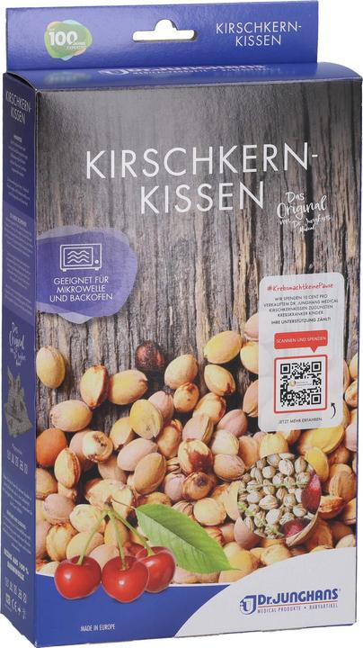 Produktbild Dr. Junghans Kirschkernkissen 20x30cm für Mikrowelle, 1 St (20 x 30 cm)