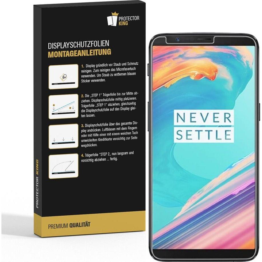 Thumbnail - Protectorking 2x Premium Displayschutzfolie Matt Entspiegelt (2 Stück, OnePlus 5T), Smartphone Schutzfolie