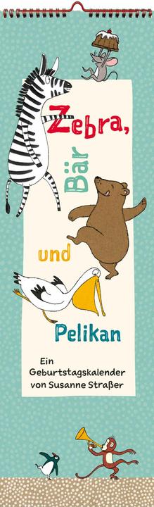 Actual product image Zebra, bear and pelican