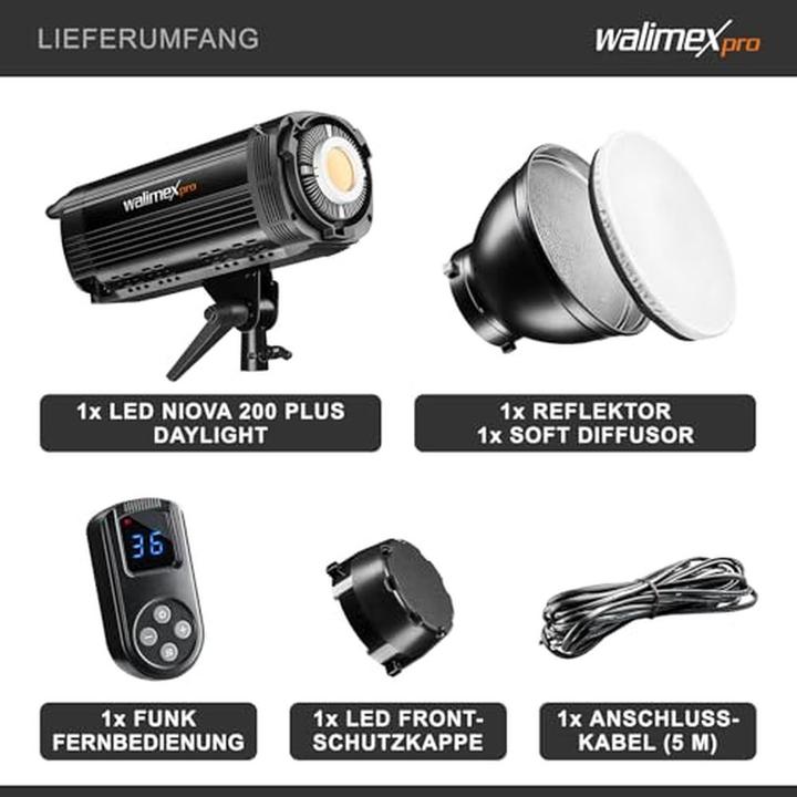 Produktbild Walimex Niova 200 Plus (Studioleuchte)