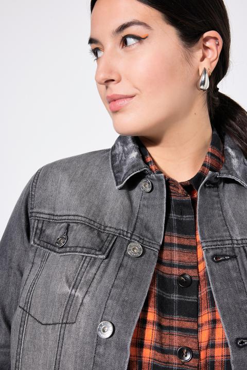 Produktbild Studio Untold Jeansjacke, Regular Fit, destroyed Denim, Hemdkragen, Langarm (50, 52)
