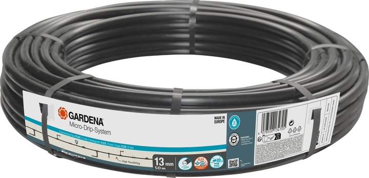 Image du produit Gardena Pose d'un tuyau 1/2" x 50m (Tuyau d'égouttage + tube d'égouttage)