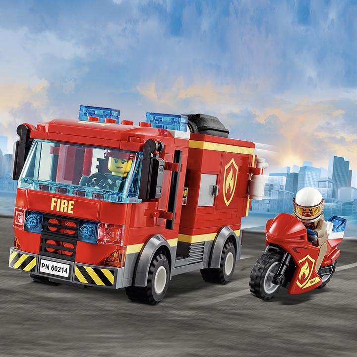 Produktbild LEGO Feuerwehreinsatz im Burger-Restaurant (60214, LEGO City)