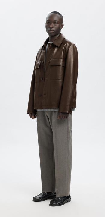 Actual product image Annarr Geknöpfte Lederjacke (M)