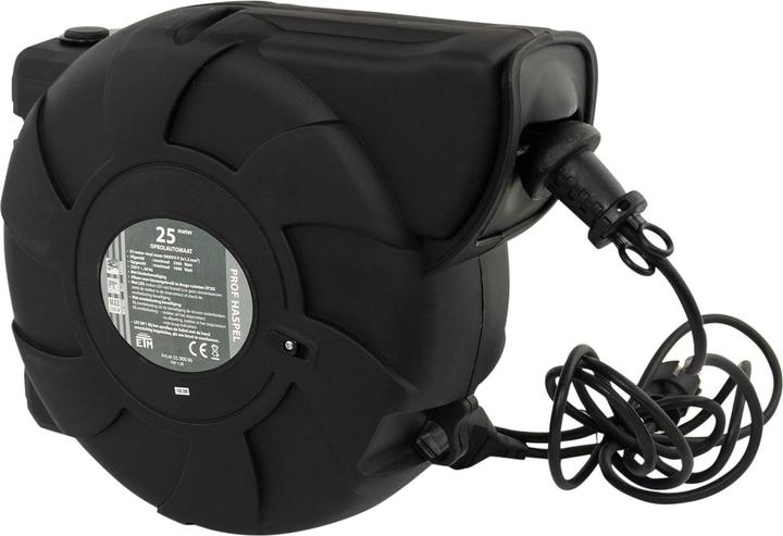 ETM Kabelbox oprolauto, 25 meter (25 m, 1.50 mm²)