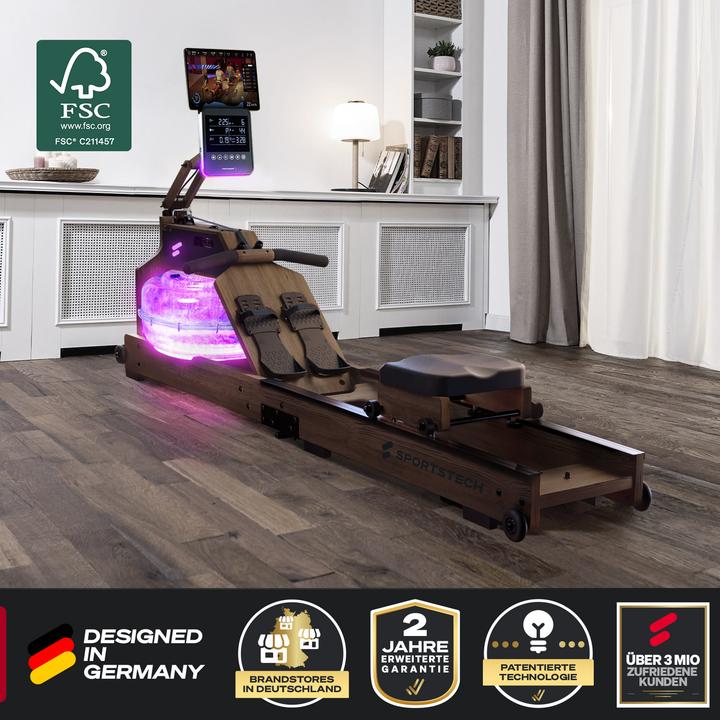 Produktbild Sportstech WRX1000 Wasser Rudergerät