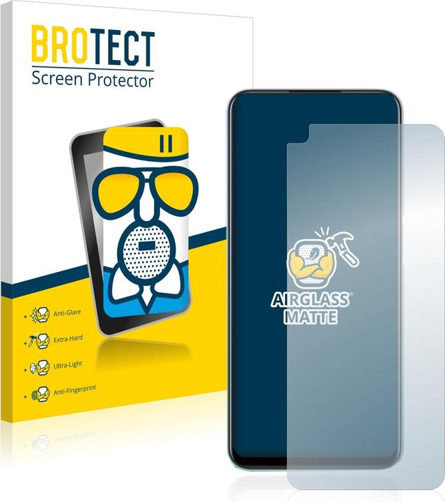Actual product image BROTECT AirGlass Glass Matte (1 Piece, Oppo A52)