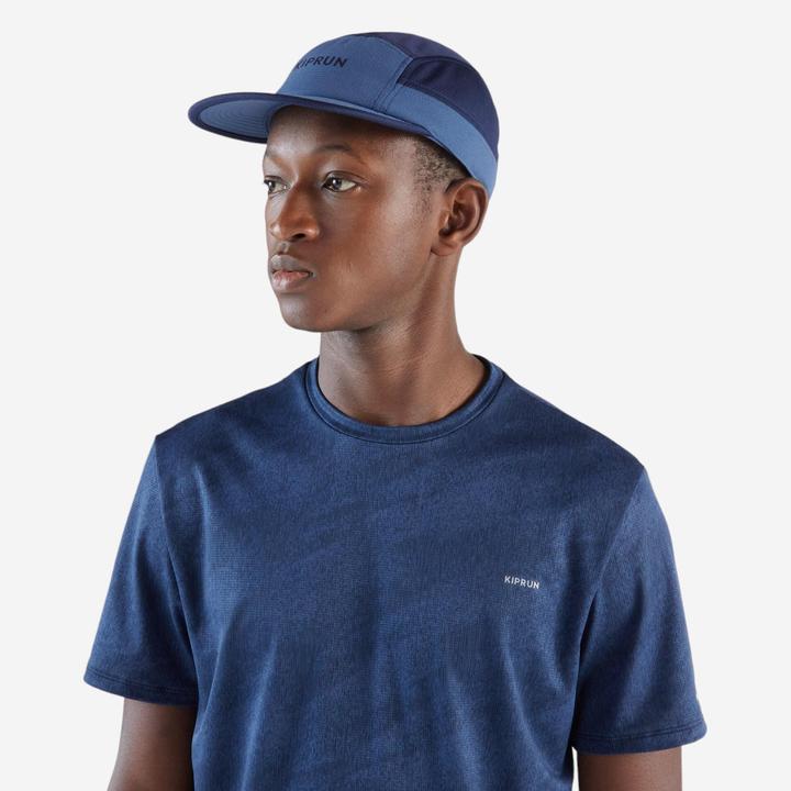 Immagine prodotto Kiprun Men's Breathable Running T-shirt Run 500 Dry - Midnight blue (M)