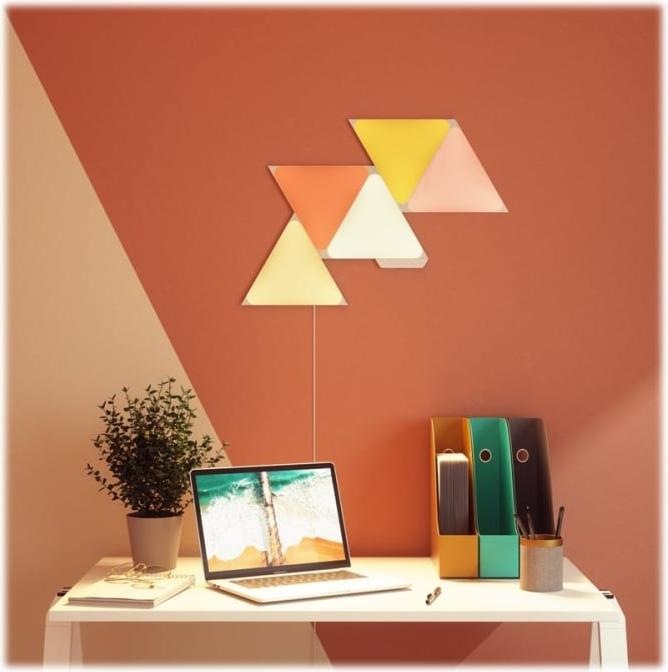 Image du produit Nanoleaf Shapes Triangles Smarter Kit 15 (80 lm)