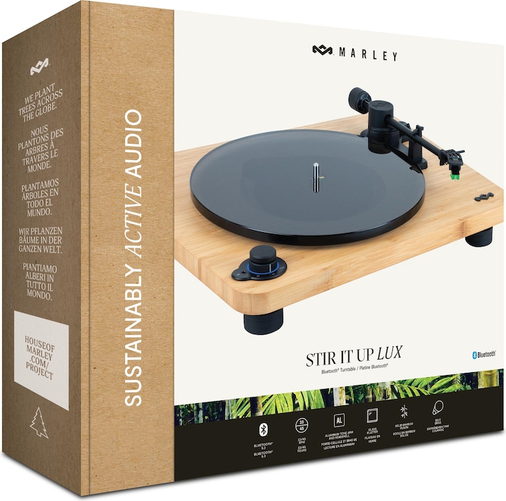 Actual product image House of Marley Stir It Up LUX Turntable (Manual)