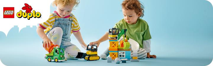 Image du produit LEGO Chantier avec véhicules de construction (10990)