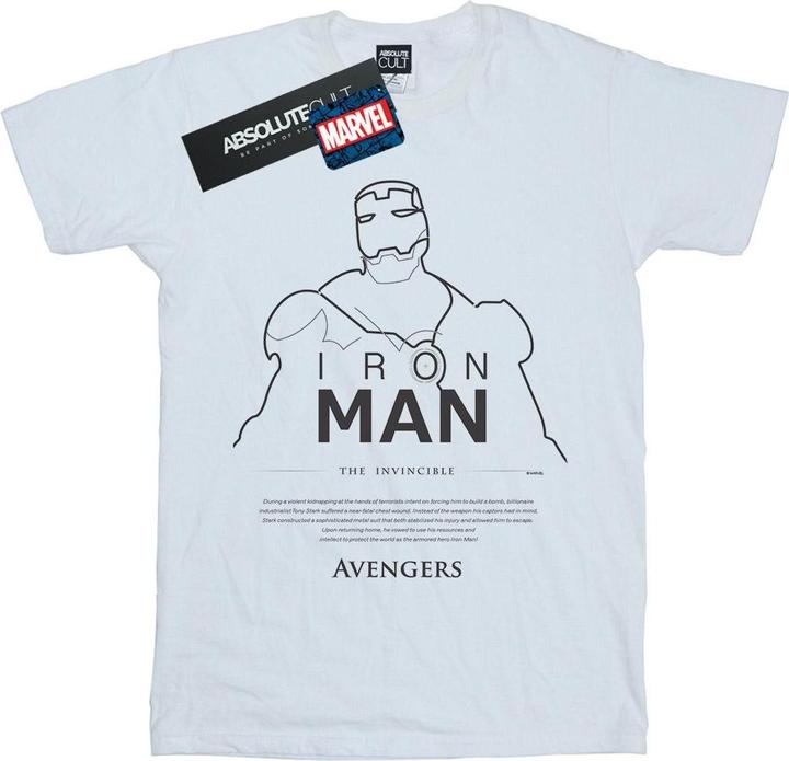 Produktbild Iron Man Single Line TShirt (L)