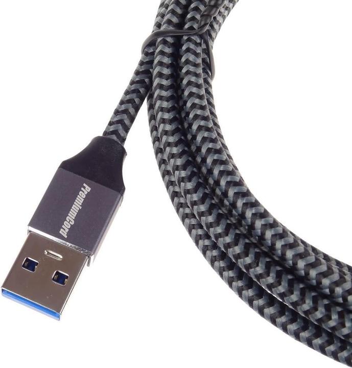 Actual product image PremiumCord cable USB-C - USB (USB 3.1 generation 1,, ) oplet (1 m, USB 3.1)