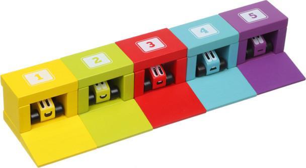 Actual product image Cubika Wooden race car