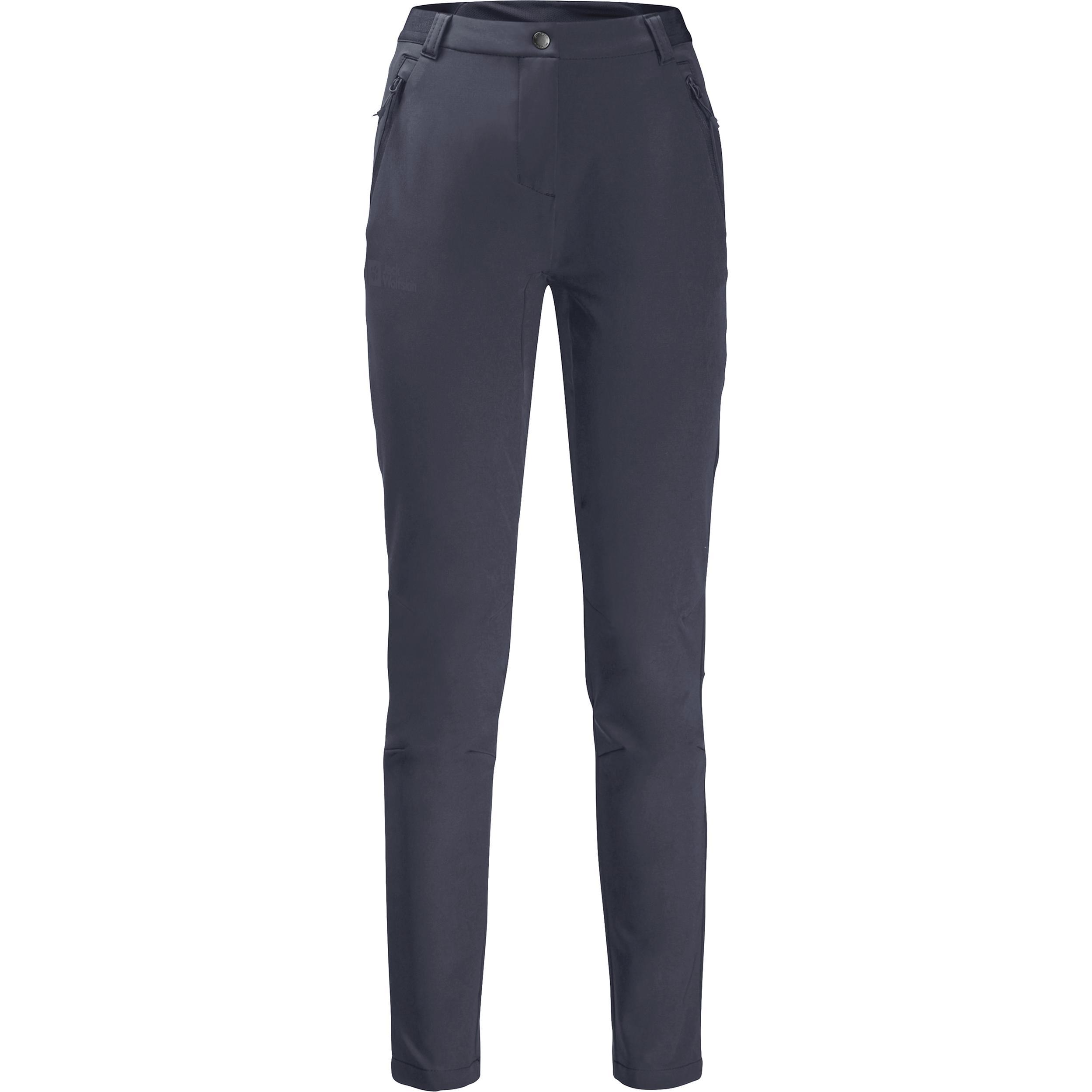 Jack Wolfskin, Damen, Outdoorhose, Geigelstein Slim Pants W (38), Grau, 38