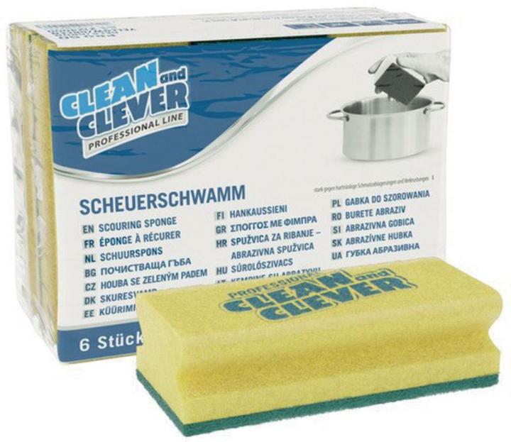 Produktbild Clean and Clever Scheuerschwamm (6 Stk.)
