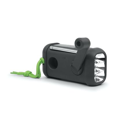 Immagine prodotto Muse Radio solare portatile con manovella e torcia elettrica (AM, FM, Bluetooth, NFC)